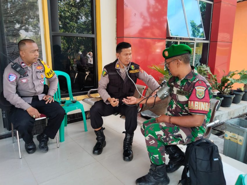 Kapolres Meauji Bersama Pju Laksanakan Kunjungan Dibeberapa Kantor Sekretariat PPK