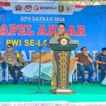 Pj. Gubernur Lampung Serukan Peran Pers dalam Apel Pilkada Damai dan Berintegritas