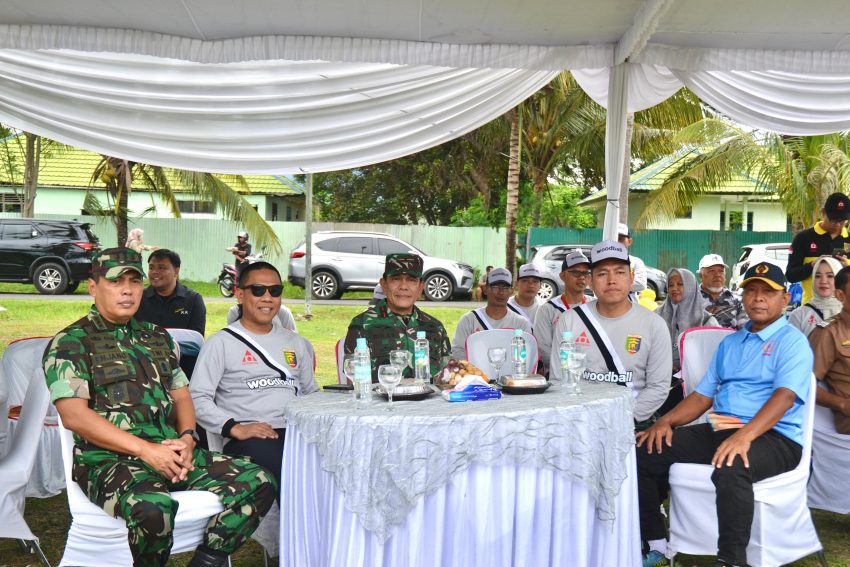 Danrem 043/Gatam Hadiri Pembukaan Kejuaraan Woodball Gubernur Cup Tahun 2024