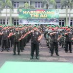 Korem 043/Gatam Gelar Upacara Hari Juang TNI AD Tahun 2024