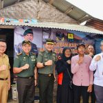 Peringati Hari Juang TNI AD, Danrem 043/Gatam Letakkan Batu Pertama Bedah Rumah Tidak Layak Huni Bapak Tri Wahyudi
