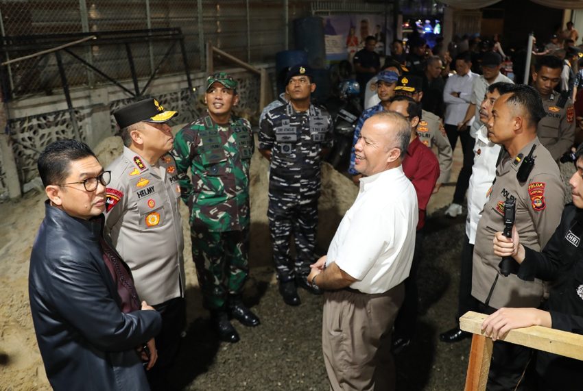 Kasrem 043/Gatam Bersama Pj. Gubernur Lampung Tinjau Pelabuhan Bakauheni
