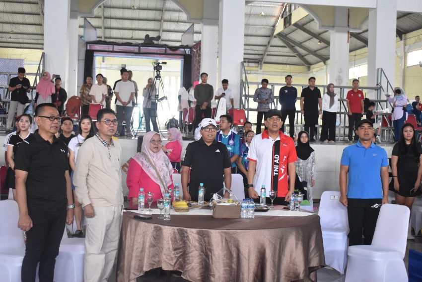 Hadiri Pembukaan Lampung Entertennis Tahun 2024, Danrem 043/Gatam Berikan Apresiasi Atas Perhatian Perkembangan Olahraga Di Kalangan Masyarakat
