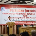 Pemerintah Provinsi Lampung Dukung Profesionalisme Jurnalis Melalui Pelatihan Jurnalistik Oleh PWRI Provinsi Lampung