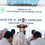 Penjabat Gubernur Lampung Resmikan Revitalisasi Fasilitas Kesehatan di RSUD Dr. H. Abdul Moeloek pada Peringatan HKN ke-60