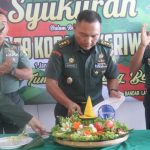 Kodim 0410/KBL Menggelar Syukuran Peringati HUT Ke-79 Kodam II/Sriwijaya