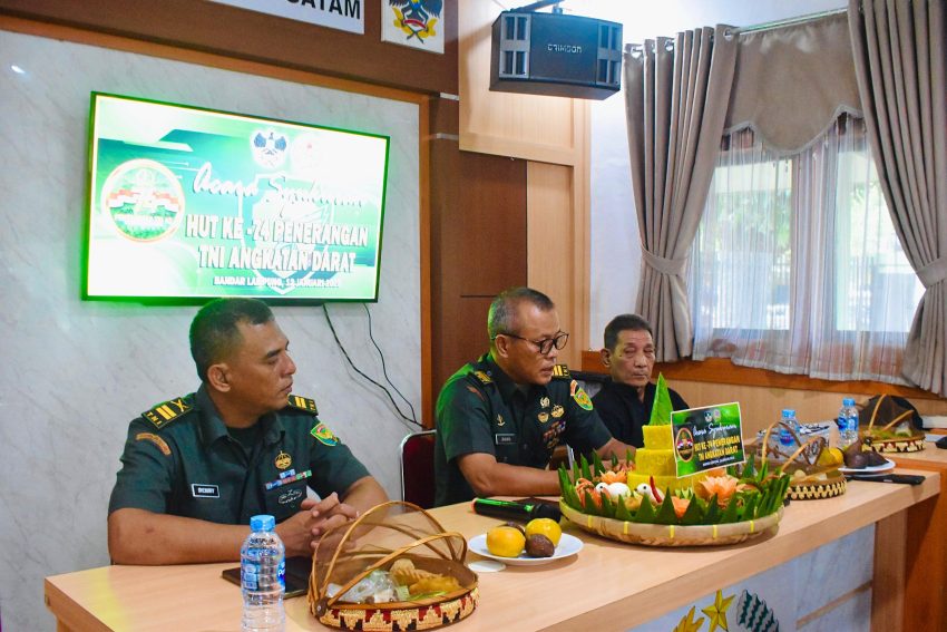 HUT Ke-74 TNI AD, Korem 043/Gatam Gelar Syukuran Dengan Hikmat