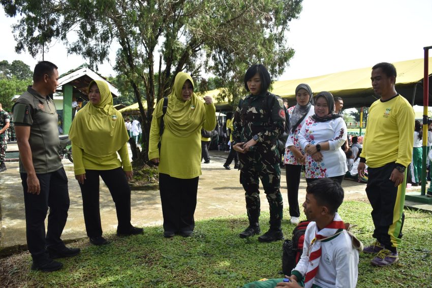 Bentuk Generasi Muda sejak dini, Ketua Yayasan Kartika Jaya Koordinator Korem 043 Cabang II Sriwijaya,Buka Latihan  Dasar Kepimimpinan siswa