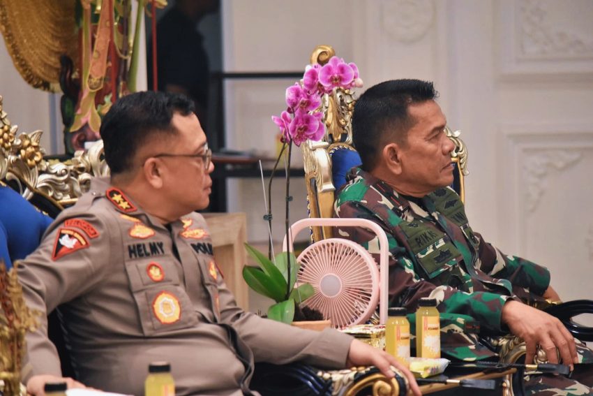 Danrem 043/Gatam Bersama Kapolda Lampung, Patroli Pantau Malam Tahun Baru Imlek