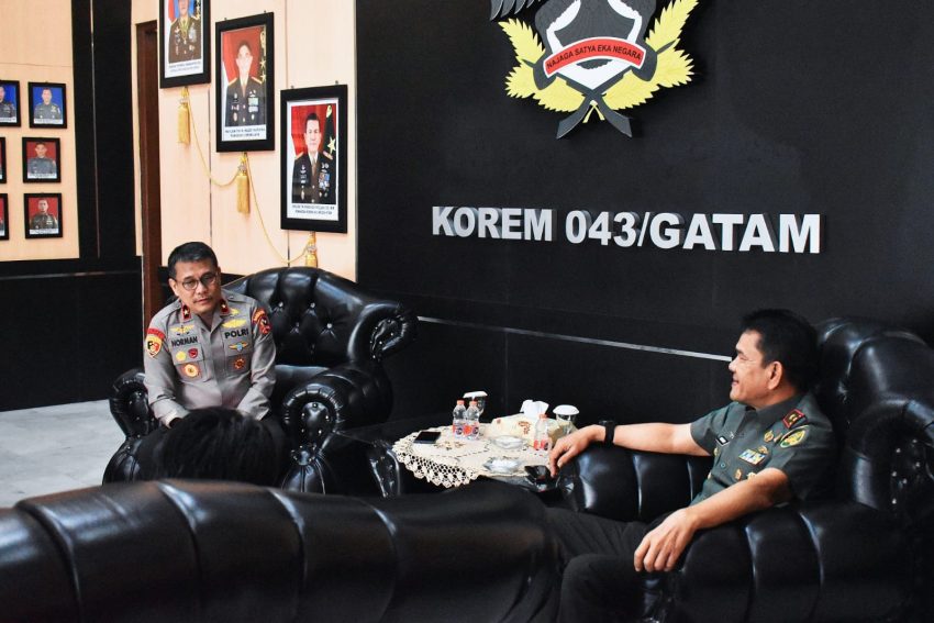 Korem 043/Gatam Siap Bekerja Sama Dengan BNN Berantas Narkotika