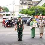 Danrem 043/Gatam Hadiri Acara Tradisi Penerimaan Dan Pelepasan Pangdam II/Sriwijaya