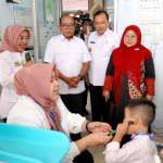 Pj. Gubernur Lampung Pantau Pelaksanaan Program Pelayanan Kesehatan Gratis di Puskesmas Gedong Tataan