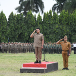 Pemprov Lampung Gelar Upacara Bulanan Bersama Jajaran Forkopimda Provinsi Lampung