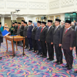 Pj. Gubernur Lampung Lantik 12 Pejabat Pimpinan Tinggi Pratama dilingkungan Pemerintah Provinsi Lampung