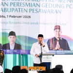 Bupati Dendi Ramadhona Hadiri Tasyakuran Harlah Ke-102 NU Sekaligus Peresmian Gedung PCNU Pesawaran