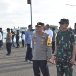 Bersama Forkopimda Provinsi Lampung, Danrem 043/Gatam Ikuti Rapat Kesiapan Operasional Angkutan Lebaran 1446 H / 2025 M