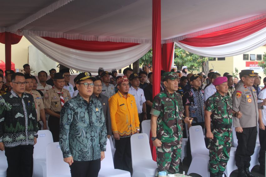 Danrem 043 Gatam Hadiri Apel Gelar Pasukan Operasi Ketupat Krakatau 2025