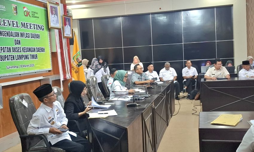 OJK Hadiri High Level Meeting TPID dan TPAKD Kabupaten Lampung Timur
