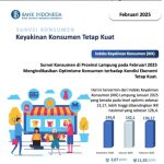 Optimisme Konsumen Terhadap Perekonomian Lampung Pada Fenruari 2025 Tetap Kuat