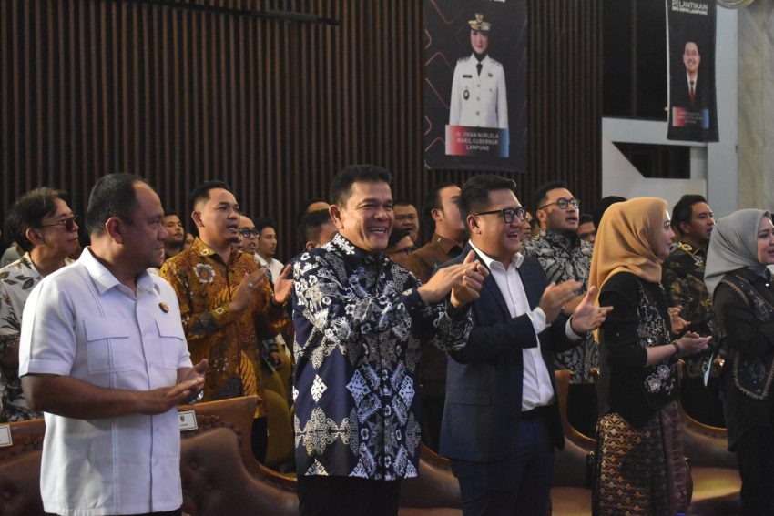 Hadiri Pelantikan Badan Pengurus Daerah HIPMI Lampung, Danrem 043/Gatam Ajak Pengusaha Muda Kembangkan Potensi Daerah