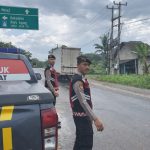 Cegah Kejahatan Jalanan, Sat Samapta Polres Mesuji Gelar Patroli Selter Sampai Perbatasan OKI Sum-Sel