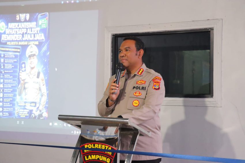 WAR Janji Jaga Diluncurkan, Pemilik SIM di Bandar Lampung Akan Dapat Informasi Sebelum Kadaluarsa