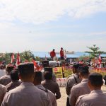 Polres Mesuji Bersama Jajaran Lakukan Pengamanan Unjuk Rasa Oleh 8 Desa Penuanggah