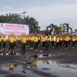 Jaga Kebugaran dan Keakraban, Polres Mesuji Gelar Olahraga Bersama Personel dan Bhayangkari