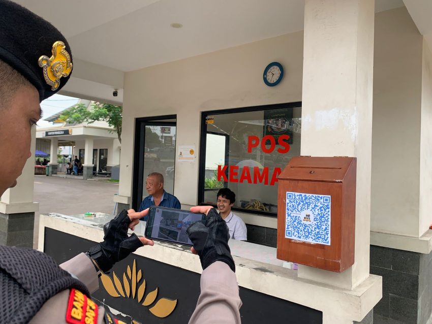 Patroli QR Janji Jaga Jadi Andalan Polresta Bandar Lampung Tekan Kriminalitas