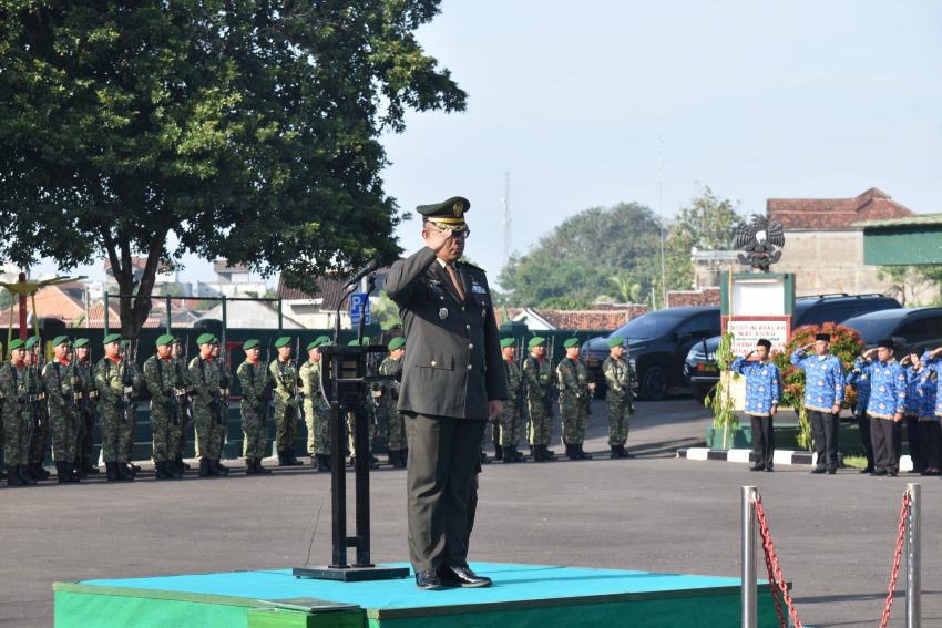 Perkuat Nilai Kebangsaan dan Jaga Keutuhan NKRI, Korem 043/Gatam Gelar Upacara Hari Lahir Pancasila 2026