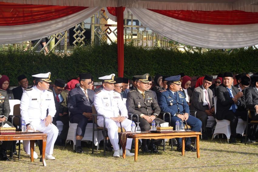 Kasrem 043/Gatam Hadiri Upacara Hari Lahir Pancasila 2026 di Lampung, Tegaskan Pancasila sebagai Fondasi Perdamaian Dunia