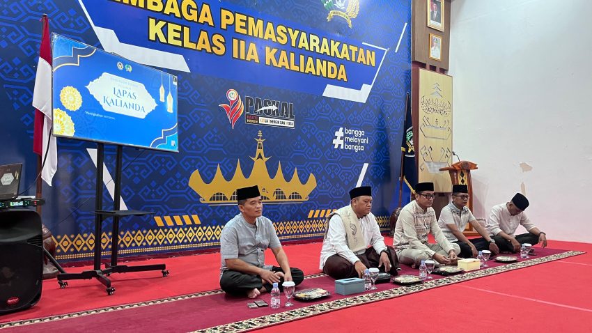 Tanamkan Iman dan Integritas, Lapas Kalianda Gelar Bimbingan Rohani bagi Pegawai