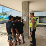 Personil Piket Sat Lantas Polres Mesuji Laksanakan Patroli Janji Jaga di Kawasan Islamic Center