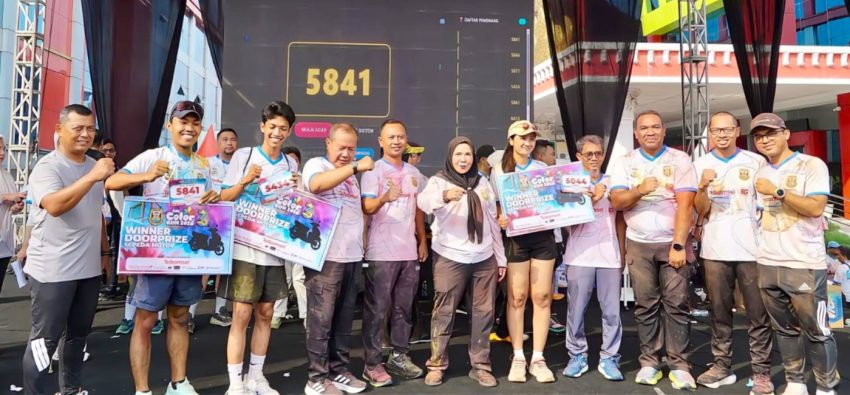 Kasdam XXI/RI Menghadiri Color Run 2026, Semarakkan HUT ke-344 Kota Bandar Lampung
