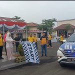 Polres Mesuji Menggelar Olahraga Bersama Forkopimda dan Pelepasan 500 Paket Sembako Bantuan Sosial Untuk Masyarakat