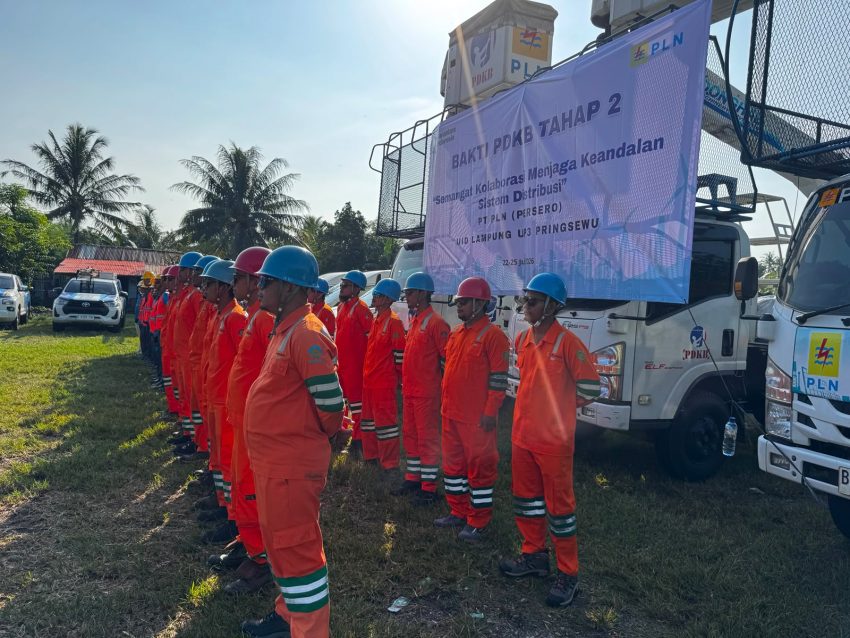 Utamakan Pemeliharaan Tanpa Padam, Tim Elit PDKB PLN Perkuat Keandalan Listrik di Pringsewu