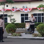 Polres Mesuji Bersama TNI dan Stakeholde Laksanakan Apel Dalam Rangka Pengamanan Kunjungan Mantan Presiden RI