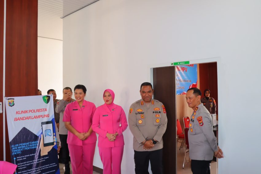 Klinik hingga Ruang Podcast, Kapolda Lampung Resmikan Tiga Fasilitas Penunjang Pelayanan Polresta Bandar Lampung