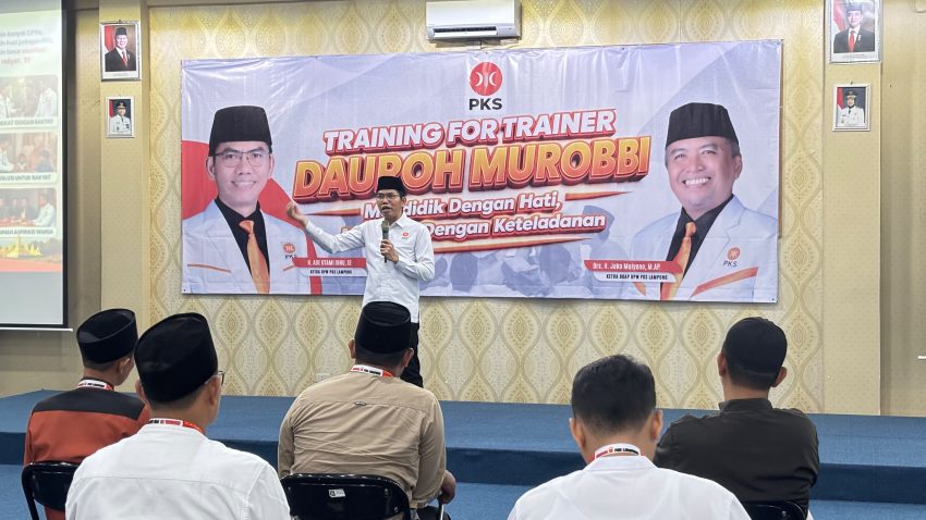 PKS Lampung Gelar TFT Daurah Murobbi, Siapkan Trainer UPA untuk Setiap Desa