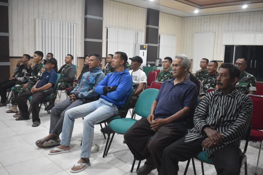 Korem 043/Gata Jadikan Nobar Piala Dunia 2026 Ajang Silaturahmi Dengan Masyarakat