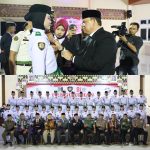 Azwar Hadi Kukuhkan 32 Anggota Paskibraka Lampung Timur