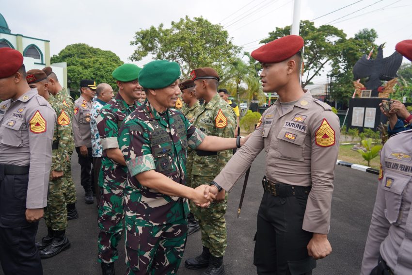 Danrem 043/Gatam Terima Taruna Akademi TNI dan Akpol dalam Kegiatan Integratif Bhakti Sekolah Rakyat Tahun 2026