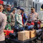 Jajaran Polres Mesuji Bersama Forkopimda Stakeholder Apel Kesiapan Bencana Kebakaran