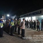 Amankan Wilayah, Siaga Kompi II Polres Mesuji Laksanakan Razia Kendaraan di Jalan Lintas Timur Simpang Pematang
