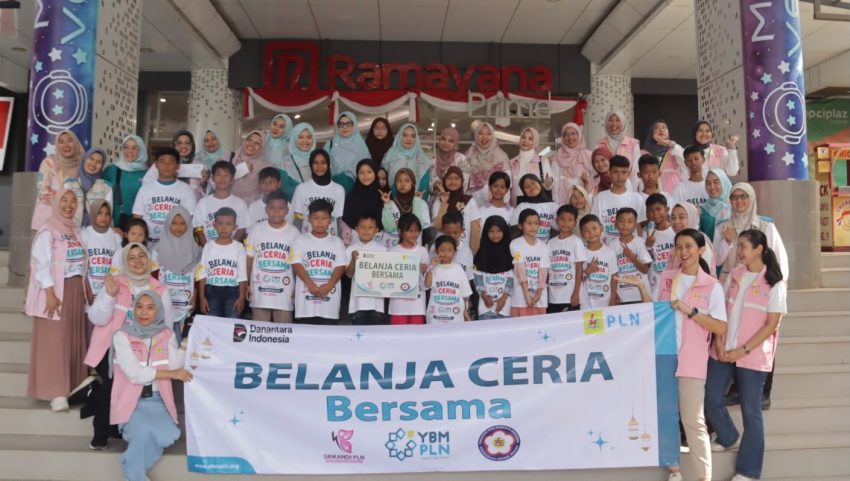 Belanja Ceria Bersama Anak Yatim, PLN UID Lampung Hadirkan Kebahagiaan dan Edukasi Keselamatan Listrik di Hari Anak Nasional 2026