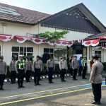 Jajaran Polres Mesuji Bersama Personil Siaga Kompi III Laksanakan Apel Khamtibmas
