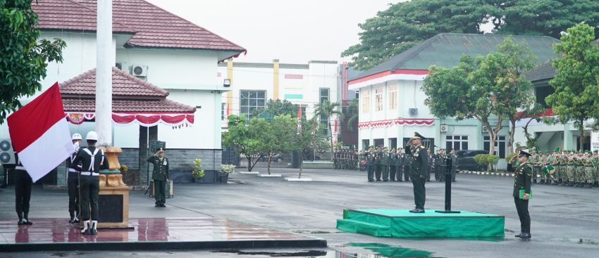 Upacara HUT Ke-81 Kemerdekaan RI, Kodam XXI/RI Teguhkan TNI PRIMA