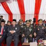 Kasdam XXI/RI Hadiri Penurunan Bendera HUT ke-81 RI di Provinsi Lampung   