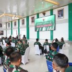 Kasrem 043/Gatam Hadiri Monitoring Tim Penyuluh Karhutla Kodam XXI/Radin Inten
