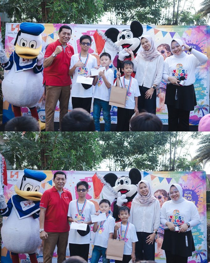 Penuh Warna dan Keceriaan, Kids Color Fun Run 2026 Sukses Digelar di Swiss-Belhotel Lampung